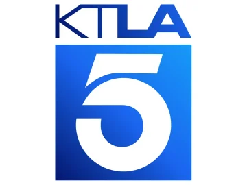 The logo of KTLA 5 News