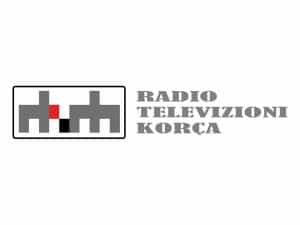 The logo of TV KORCA