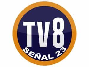 The logo of TV8 Peñalolén