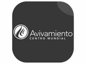 The logo of Avivamiento TV