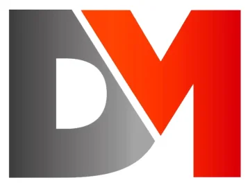The logo of DM TV