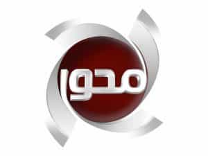 The logo of Mehwar TV