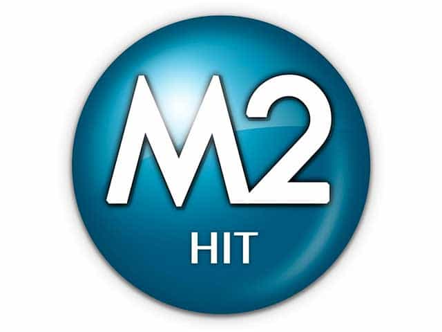 The logo of M2 HIT Radio