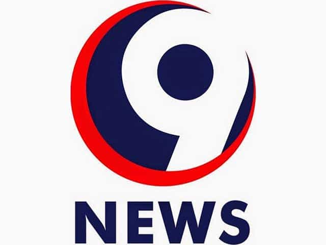 The logo of News 9