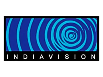 The logo of IndiaVision TV