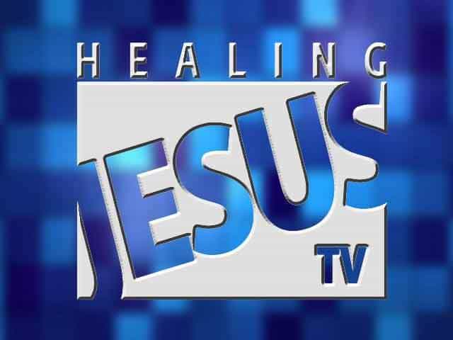 The logo of Healing Jesus TV