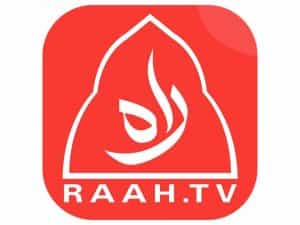 The logo of Raah TV