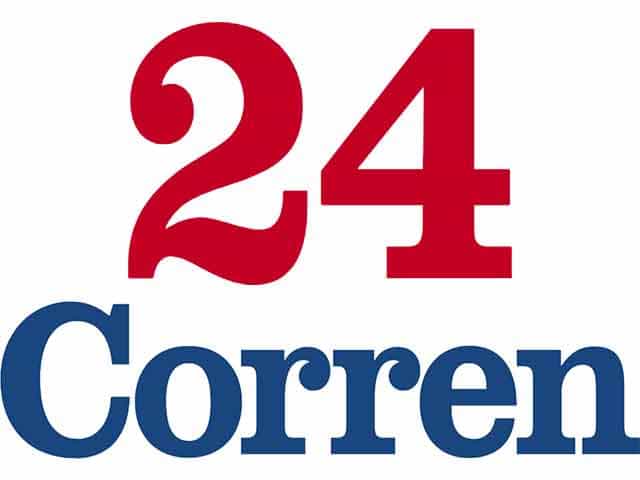 The logo of 24 Corren