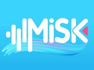 The logo of Misk TV