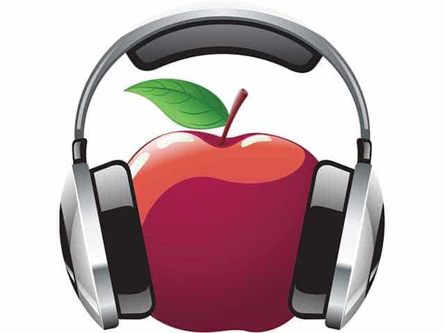 The logo of Apple FM