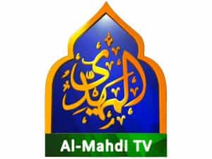 The logo of Al-Mahdi TV