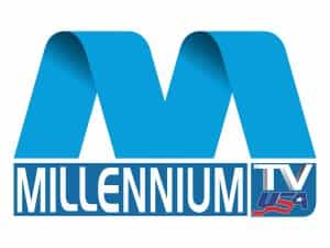 The logo of Millennium TV USA