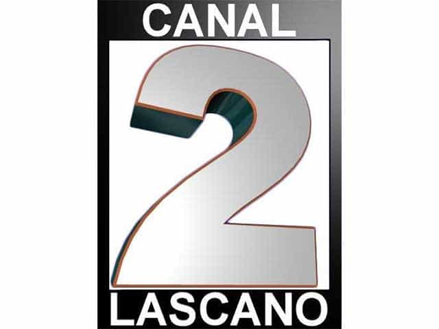 The logo of Canal 2 Lascano